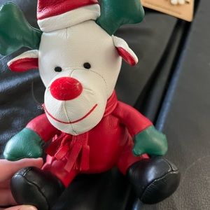 Christmas Leather Stuffed Raindeer from Wilson's Leather